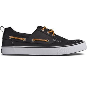 Sperry Bahama 3-eye Kožené Cierne - Panske Tenisky